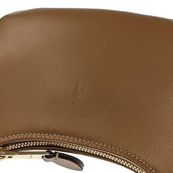 Miu Miu Leather Hobo Bag Brown Shoulder Bag 2WAY - Picture 11 of 13